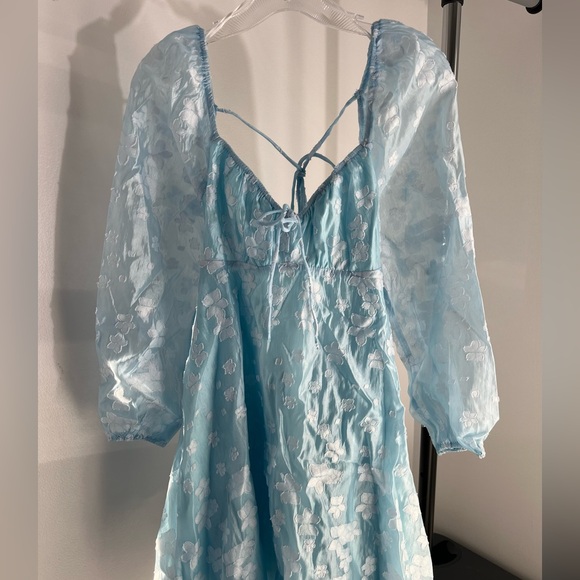 Marceau Mini Blue Dress Princess Polly - Picture 2 of 5